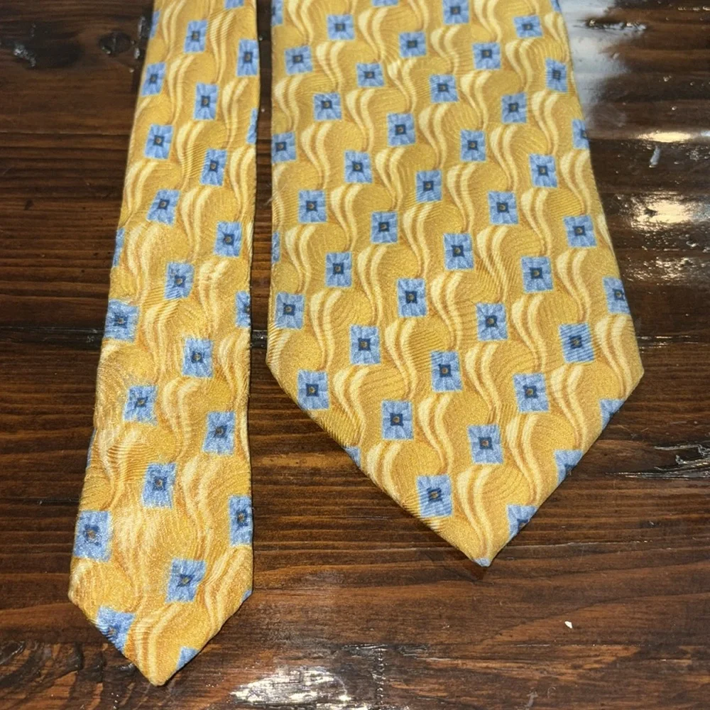 Villa Bolgheri Neck tie Italian Geometric‎